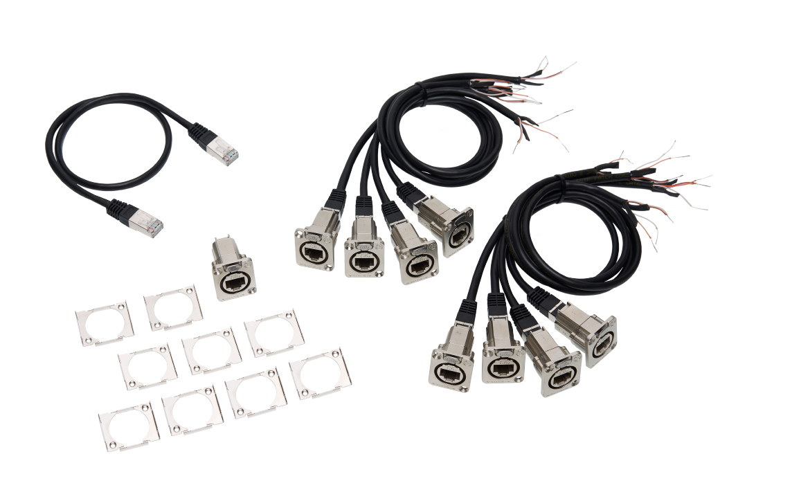 MA Lighting Adapter cable set for grandMA3 8Port Node DIN-Rail, DMX via RJ45 (4021734)